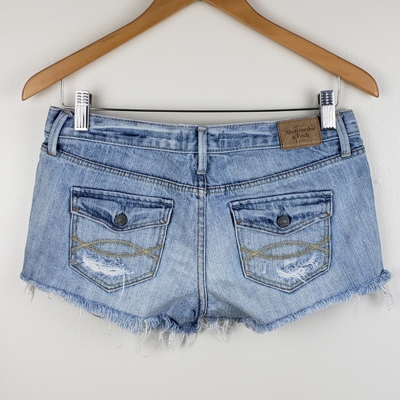 Abercrombie & Fitch Light Denim Shorts - Picture 2 of 4